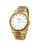 Reloj ÉTNICA Luxor 42mm acero dorado y madera sandalo verde - 1