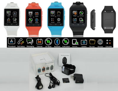 reloj inteligente bluetooth smart watch s19 mtk6260 128mb gsm sim camara 2.0mp