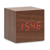 Reloj led en mdf madera MIMO9090-40
