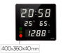 Reloj orium cep con medidor de co2 pantalla led alarma personalizable y sensor