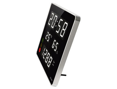 Reloj orium cep con medidor de co2 pantalla led alarma personalizable y sensor - Foto 3