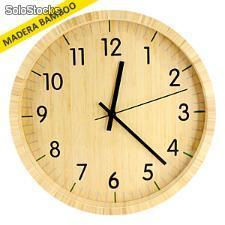 Reloj Pared Bamboo
