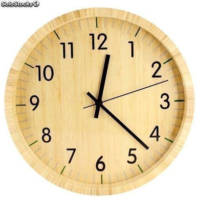 Reloj Pared Bamboo