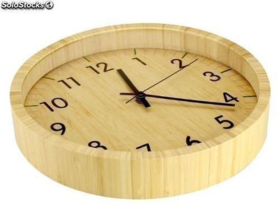 Reloj Pared Bamboo - Foto 2
