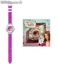 Reloj Pulsera Violetta en caja de regalo Music