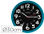Reloj q-connect de pared plastico oficina redondo 30 cm color azul y esfera - 1