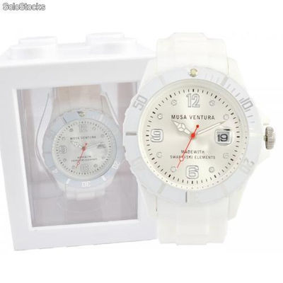 RELOJ SILICONA SW BLANCO