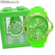 RELOJ SILICONA SW VERDE