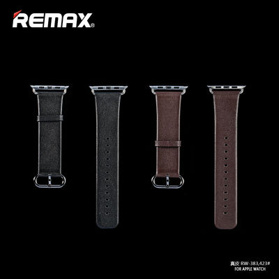 REMAX fresca serie correa de piel genuina para el reloj de Apple, Apple venda de