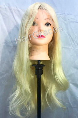 Remy hair front lace wig blond Front lace perruque cheveux bresilien