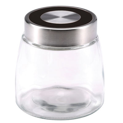 Renberg arles - glasbehälter &amp; töpfe edelstahl und glas durchsichtig l