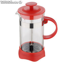 Renberg coloria - caffettiere a pistone plastica rosso 350ML