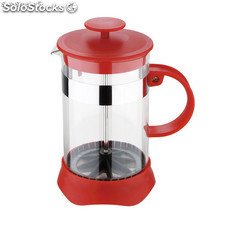 Renberg coloria - caffettiere a pistone plastica rosso 600ML