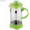 Renberg coloria - caffettiere a pistone plastica verde 350ML - 1