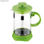 Renberg coloria - caffettiere a pistone plastica verde 600ML - 1