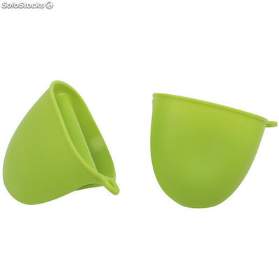 Renberg easy kitchen - guanti isolanti silicone verde 11X7.8X8 cm