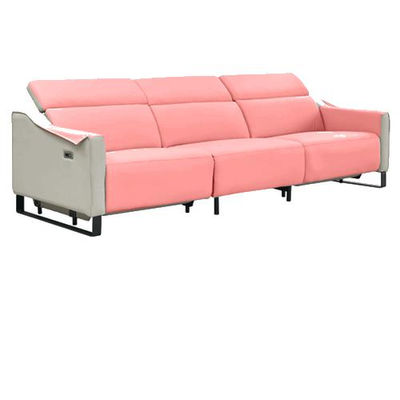 Reposabrazos de sofá de sala de estar de piel de vaca de primera capa minimalist - Foto 2