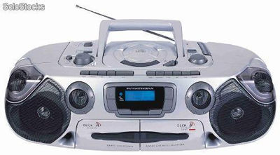 Reproductor de CD portátil con Radio am/fm, Mini combo, USB SD