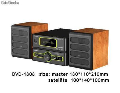Reproductor de DVD usb SD, micro Hi Fi sistema dvd conponente, boombox, mini combo
