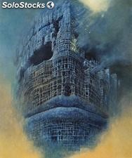 Reprodukcja obrazu Zdzisława Beksińskiego na płótnie 100x120 cm