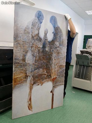 Reprodukcja obrazu Zdzisława Beksińskiego na płótnie 100x173 cm - Zdjęcie 3