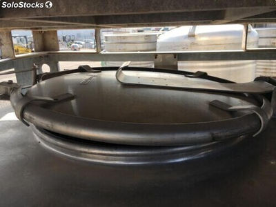 Réservoir conteneur de 1000 litres en acier inoxydable poli miroir avec banc - Photo 5