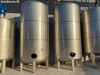 Réservoir de 25000 litres en acier inoxydable 316 avec fond Kloper