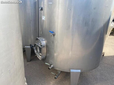 Réservoir de 3.000 litres en acier inoxydable 316 simple - Photo 3