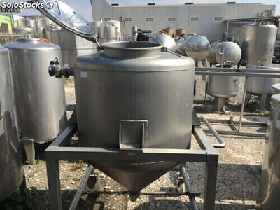 Réservoir de 600 litres en acier inoxydable 316 avec roues pour un déplacement - Photo 2