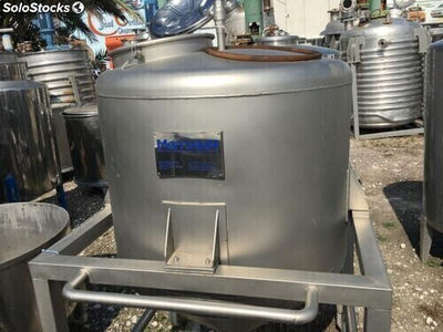 Réservoir de 600 litres en acier inoxydable 316 avec roues pour un déplacement - Photo 3