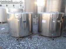 Réservoir en acier inoxydable isotherme de 2000 litres