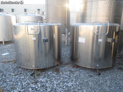 Réservoir en acier inoxydable isotherme de 2000 litres