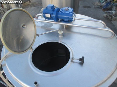 Réservoir isotherme en acier inoxydable avec group de froid 2.000 litres - Photo 2