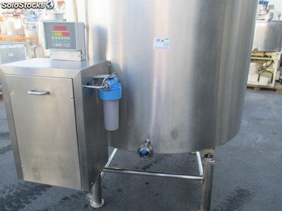 Réservoir isotherme en acier inoxydable avec group de froid 2.000 litres - Photo 5