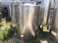 Réservoir simple de 2000 litres en acier inoxydable
