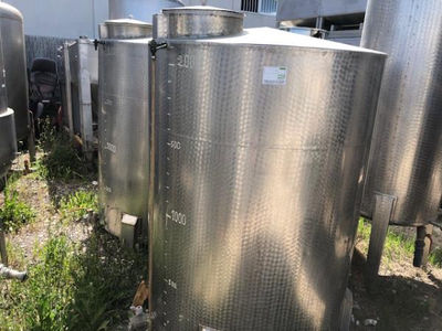 Réservoir simple de 2000 litres en acier inoxydable - Photo 3