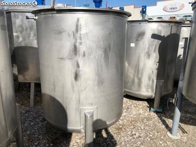 Réservoir simple en acier inoxydable AISI316 d&amp;#39;une capacité de 2 000 litres - Photo 2