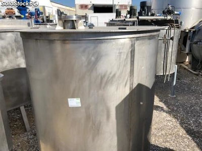 Réservoir simple en acier inoxydable AISI316 d&amp;#39;une capacité de 2 000 litres - Photo 3