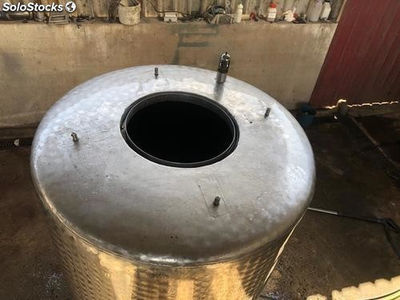 Réservoir simple en acier inoxydable de 1 000 litres avec agitateur - Photo 2