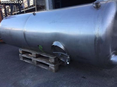 Réservoir simple pour liquides 3000 litres de capacité en acier inoxydable - Photo 3