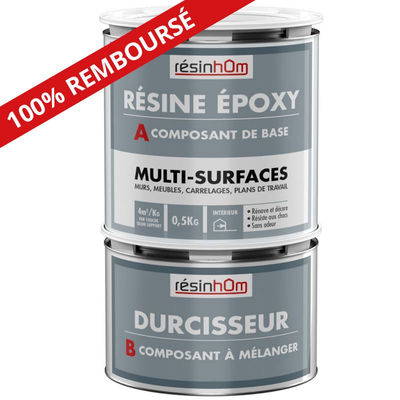 Résine epoxy Multi surfaces 100% remboursé