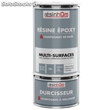 Résine epoxy Multi surfaces 1kg pour 4 M2 pour une couche