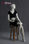 Résumé mannequin féminin assis blanc perle - Photo 2
