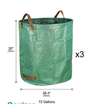 Reusable Heavy Duty Extremely Durable Waste Lawn Pool Yard Leaf Bag - Foto 4