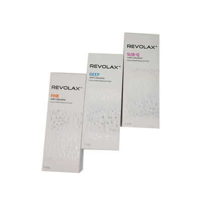 Revolax relleno de piel de ácido hialurónico Sub - q fino y profundo 1x1ml para