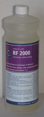 Rf 2000 - środek do przetykania, udrażniania kanalizacji koncentrat