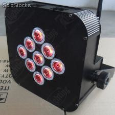 Rgb Tri-color slim led par with battery powered and wireless dmx512