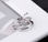 Rhodium plated ring made with Swarovski® crystal. - Foto 2