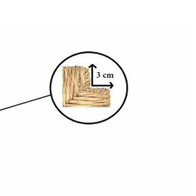 Ricambio in paglia per sedie e sgabelli cm 33xcm 33 con angoli - Foto 4