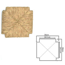 Ricambio in paglia per sgabello quadrato 30X30 mod 772